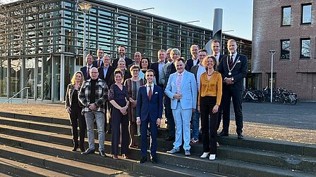 Foto van de nieuwe gemeenteraad